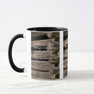1 Corinthiens 6:19 Verset Bible Mug Deux Tons