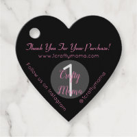 1 Crafty Mama Girly Thank You Heart Tag
