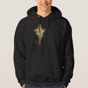 1 Cross 3 Nails Forgiven Christian Happy Easter Fl Hoodie