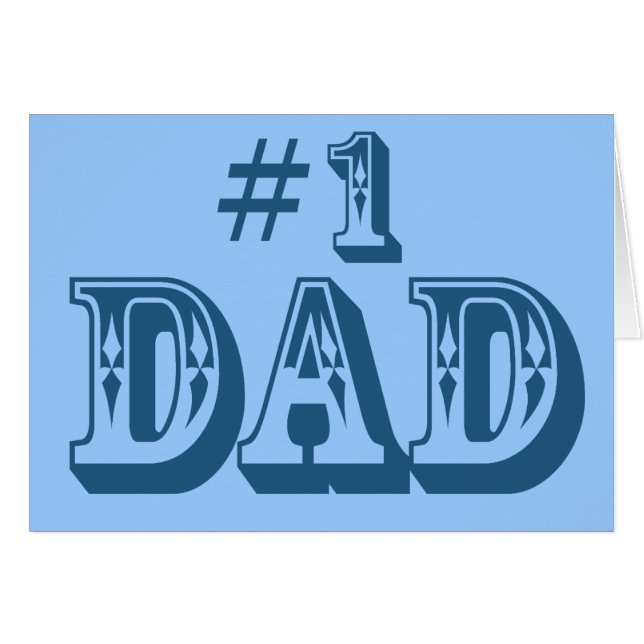#1 Dad (Front Horizontal)