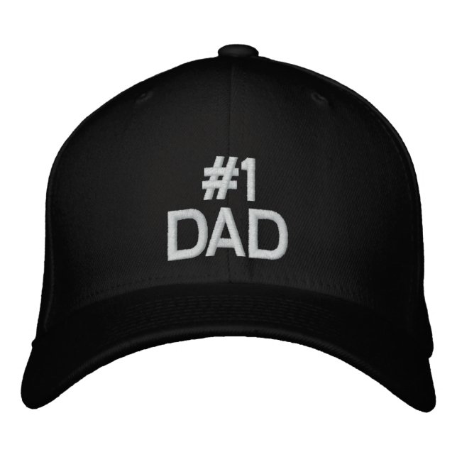 #1 DAD Baseball Cap for Father's Day (Front)