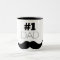 #1 Dad Black Moustache - Number One