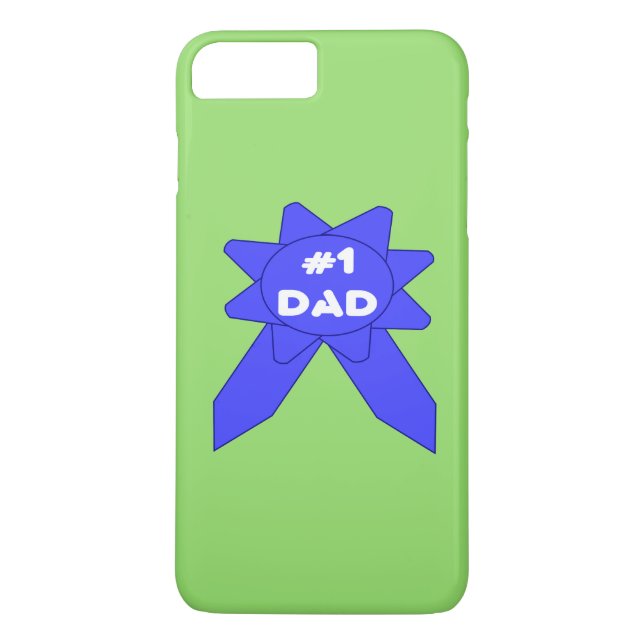 #1 Dad Blue Ribbon Case-Mate iPhone Case (Back)