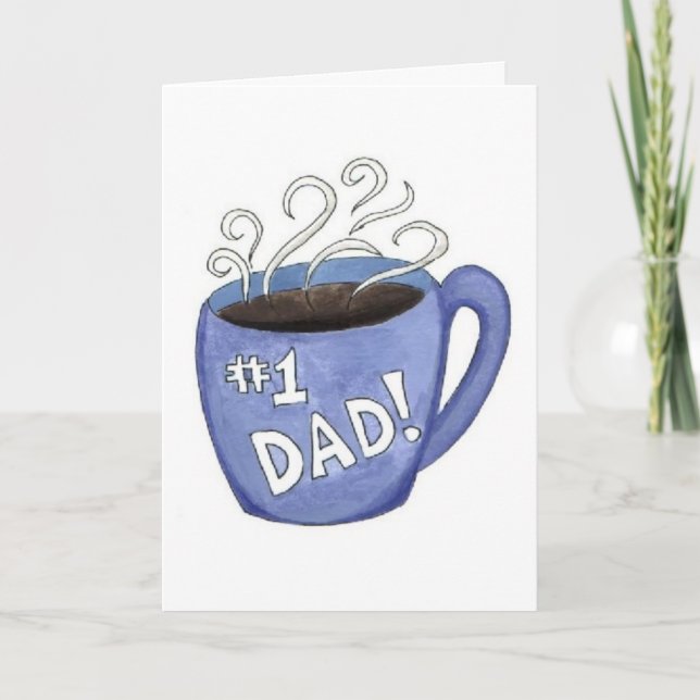 #1 Dad Card (Front)