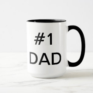 #1 DAD CUSTOM MUG