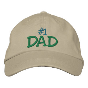#1 Dad ... ; ) Embroidered Hat