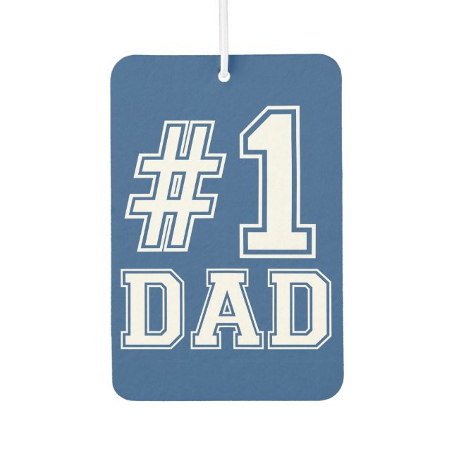 #1 Dad funny car air freshner Air Freshener (Front)
