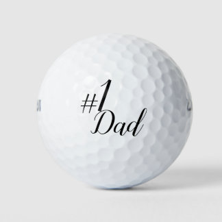 #1 Dad Golf Ball Gift