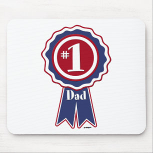 #1 Dad - Happy Father's Day Mouse Pad