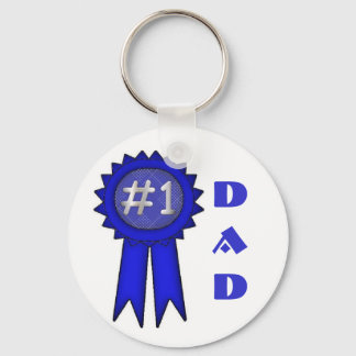 #1 Dad Keychain