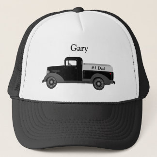 #1 Dad Old Truck Baseball Trucker Hat