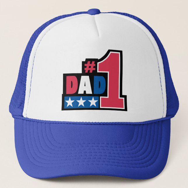#1  Dad Trucker Hat (Front)