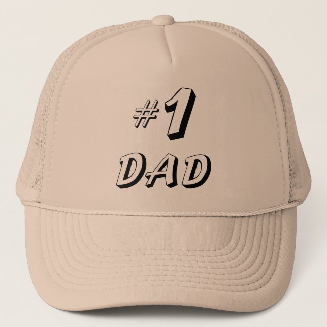 #1 DAD TRUCKER HAT (Front)