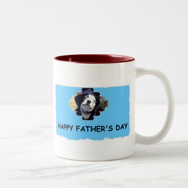 #1 DAD Two-Tone COFFEE MUG (Right)