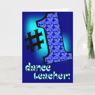 #1 Dance Teacher Card