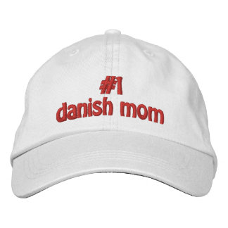 #1 Danish Mom Embroidered Hat