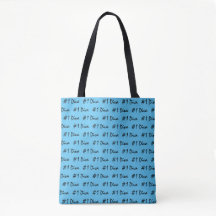#1 Diva Light Blue Tote Bog