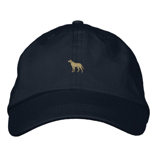1" Dog Embroidered Hat (Front)