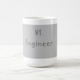 #1 Engineer Mug (grey)