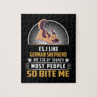 1 Es I Like German Shepherd Better Than Most Peopl Jigsaw Puzzle