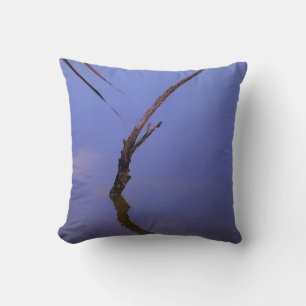 #1-Etang from Scamandre to Camargue. Throw Pillow