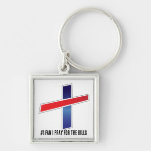 #1 fan i pray for the Bills Keychain