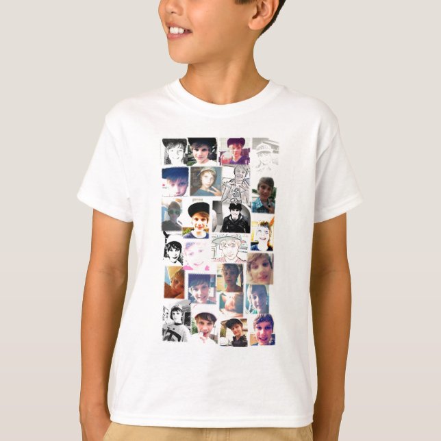 #1 Fan Picture Collage T-Shirt (Front)
