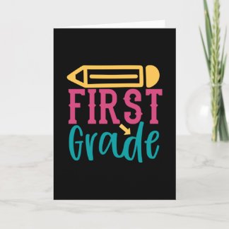 1 First Grade Card