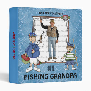 #1 Fishing Grandpa Binder