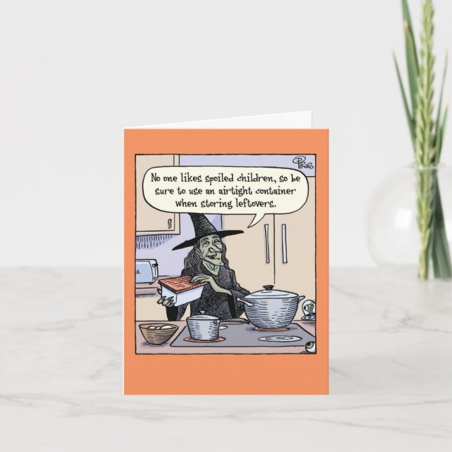 1 Funny Halloween Card - Spoiled Children (Front)