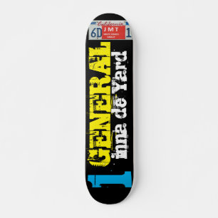 1 GENERAL INNA DE YARD Skateboard, 7¾" Deck Skateboard
