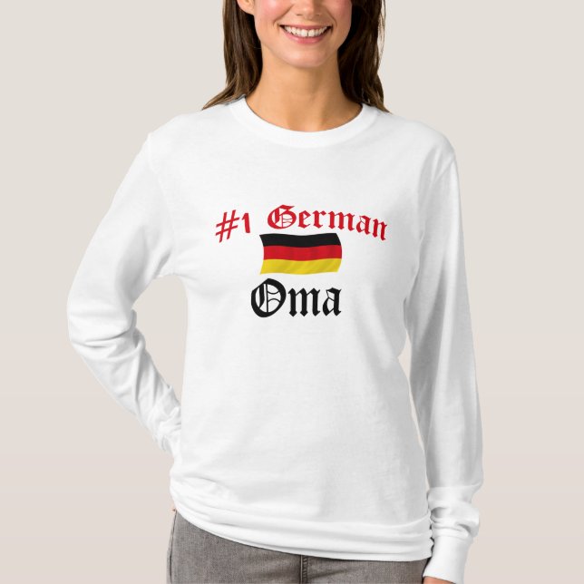 #1 German Oma T-Shirt (Front)