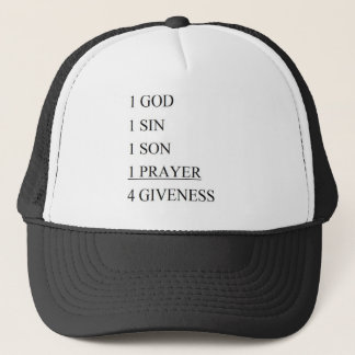 1 GOD TRUCKER HAT