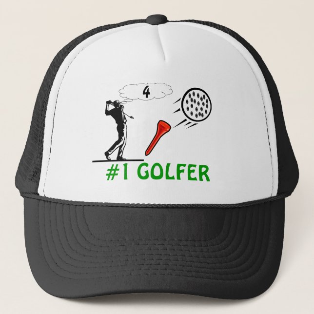 #1 golfer hat (Front)