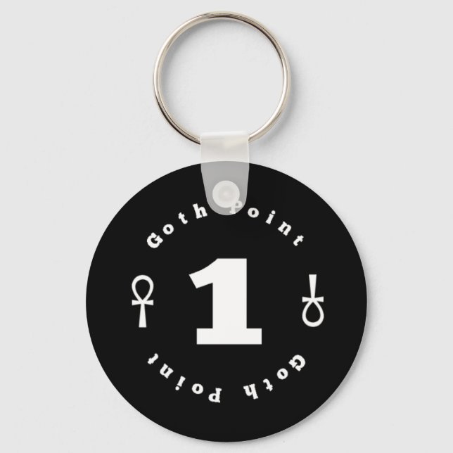 1 Goth Point Keychain (Front)