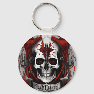 1. "Gothic Skull Keychain: Unlock Your Dark Side"  Keychain