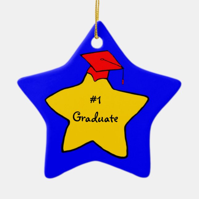 #1 Graduate keepsake ornament (Front)
