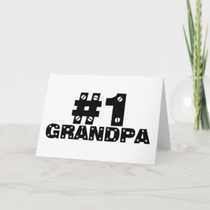 #1 Grandpa Card