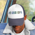 #1 Grandpa Trucker Hat | Cool Grandpa Gift | Retro<br><div class="desc">Show Grandpa he’s truly one of a kind with this bold “#1 GRANDPA” trucker hat! Featuring retro block typography in a soft vintage colour scheme, this breathable mesh-back cap makes the perfect gift for Father’s Day, birthdays, or just to say “we love you.” 🧢 Why it’s awesome: • Classic snapback...</div>