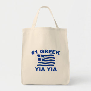 #1 Greek Yia Yia Tote Bag