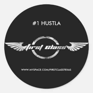 #1 hustla sticker