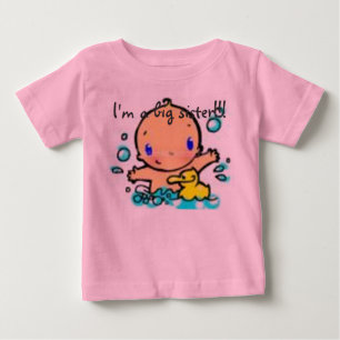 1, I'm a big sister!!! Baby T-Shirt