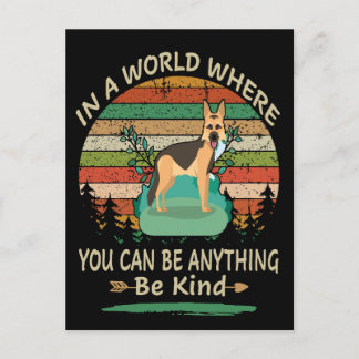 1 In A World Where You Can Be Anything Be Kind Postcard