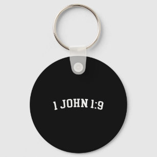 1 John 1_9  Keychain