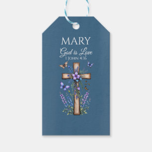 1 John 4:16 God Is Love – Personalized Christian Gift Tags