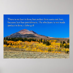 1 John 4:18 Poster