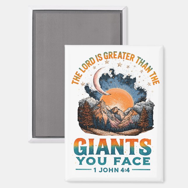 1 John 4:4  Magnet (Front/Back)