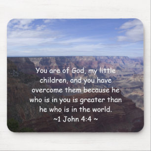 1 John 4:4 Mouse Pad