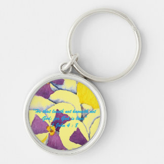 1 John 4:8 "---for God is love." Bible truths  Key Keychain