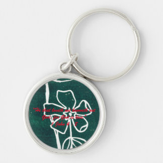 1 John 4:8 "---for God is love." Bible truths Key Keychain